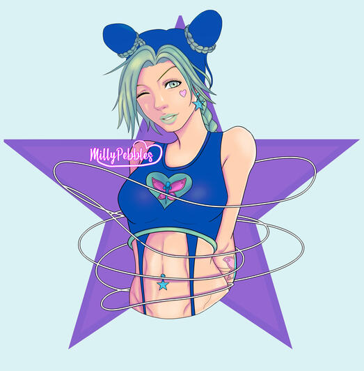 Jolyne Keychain Design Color Alt | 2020