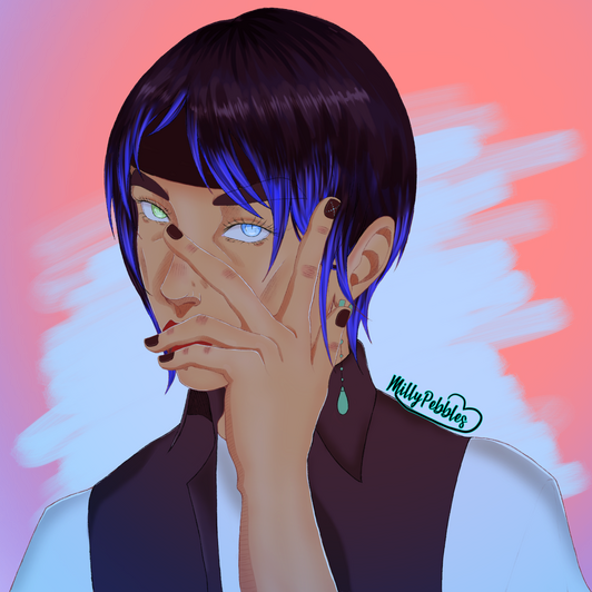 Portrait of my OC | 2023