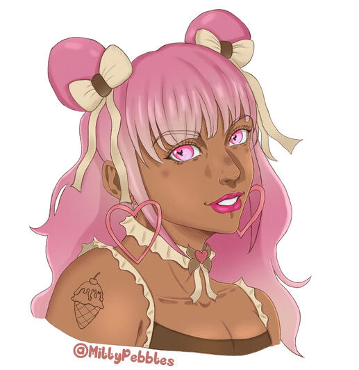 Neapolitan Girl Sticker Design | 2025