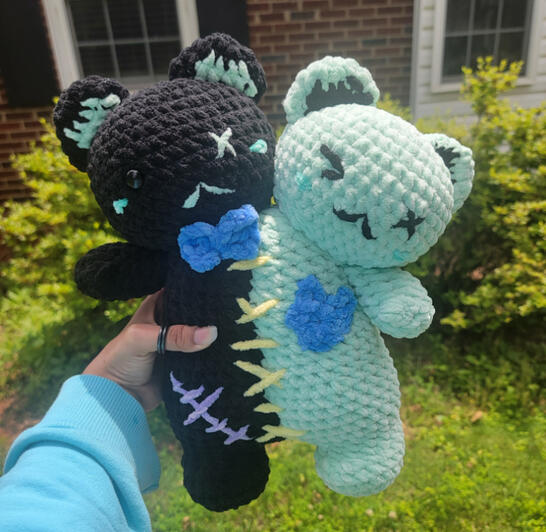 Two Headed Bear Plush Two Headed Bear Plush