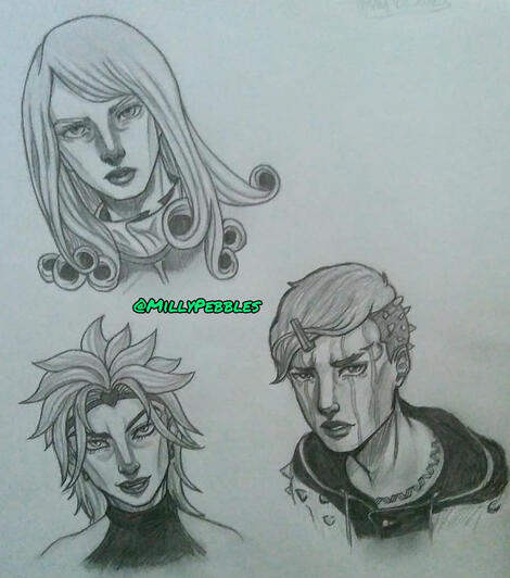 JJBA Antag Sketch Page | 2020 JJBA Antag Sketch Page | 2020
